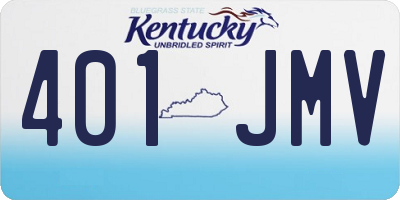 KY license plate 401JMV