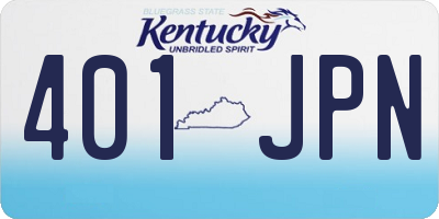 KY license plate 401JPN