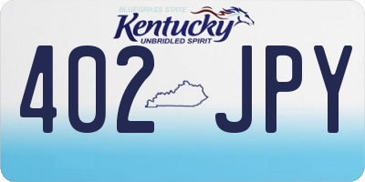 KY license plate 402JPY
