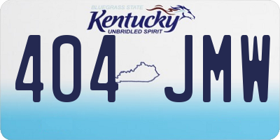 KY license plate 404JMW
