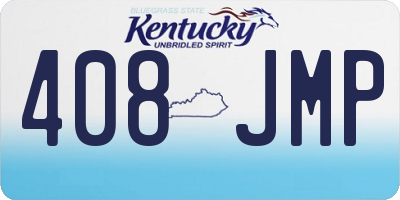KY license plate 408JMP