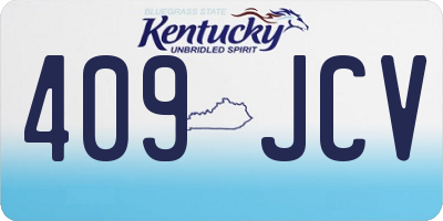 KY license plate 409JCV