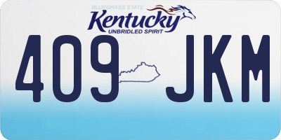 KY license plate 409JKM