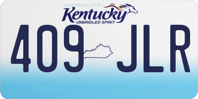 KY license plate 409JLR
