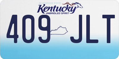 KY license plate 409JLT