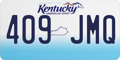KY license plate 409JMQ