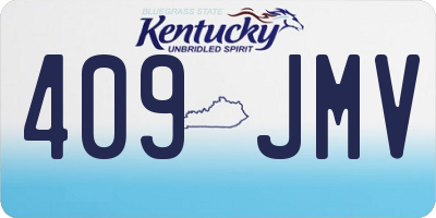 KY license plate 409JMV