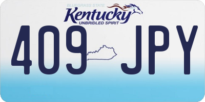 KY license plate 409JPY