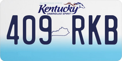 KY license plate 409RKB