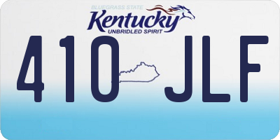 KY license plate 410JLF