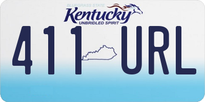 KY license plate 411URL