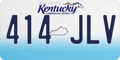 KY license plate 414JLV