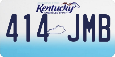KY license plate 414JMB