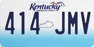 KY license plate 414JMV
