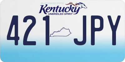 KY license plate 421JPY