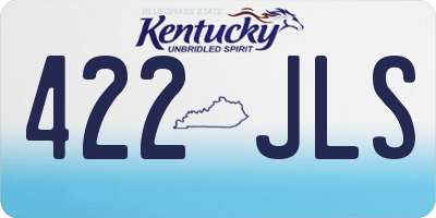 KY license plate 422JLS