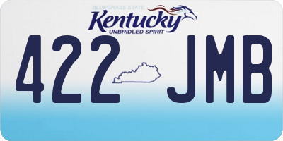 KY license plate 422JMB