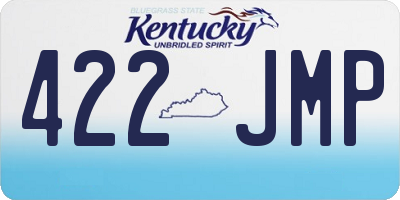 KY license plate 422JMP