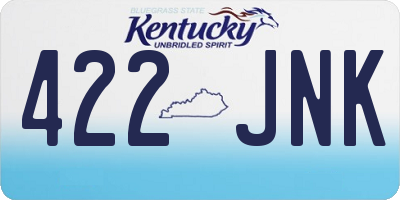 KY license plate 422JNK
