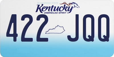 KY license plate 422JQQ