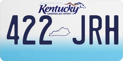 KY license plate 422JRH