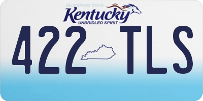 KY license plate 422TLS