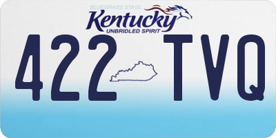 KY license plate 422TVQ