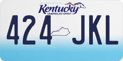 KY license plate 424JKL