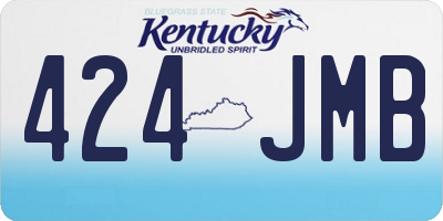 KY license plate 424JMB