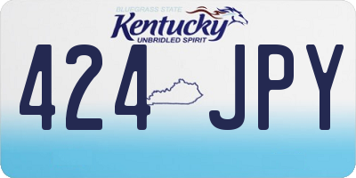 KY license plate 424JPY