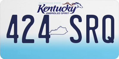 KY license plate 424SRQ