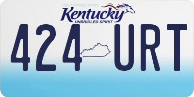 KY license plate 424URT
