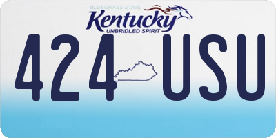 KY license plate 424USU