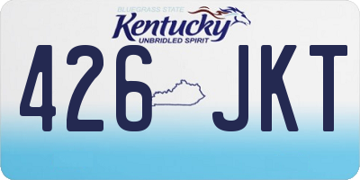 KY license plate 426JKT