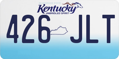 KY license plate 426JLT