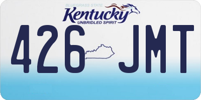 KY license plate 426JMT