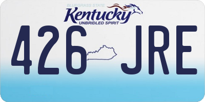 KY license plate 426JRE