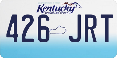 KY license plate 426JRT