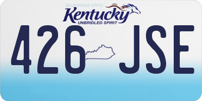 KY license plate 426JSE