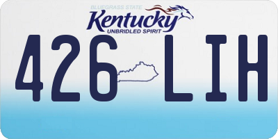 KY license plate 426LIH
