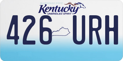 KY license plate 426URH