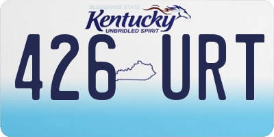 KY license plate 426URT