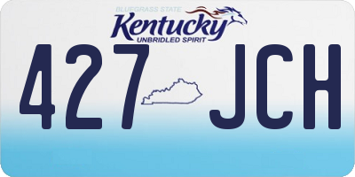 KY license plate 427JCH