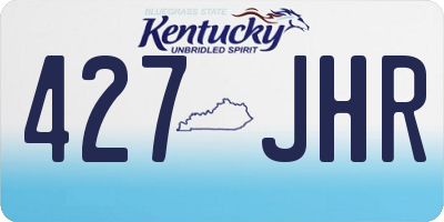 KY license plate 427JHR