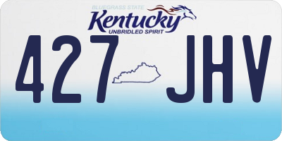KY license plate 427JHV