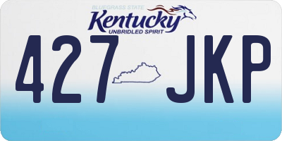 KY license plate 427JKP