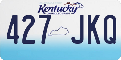 KY license plate 427JKQ