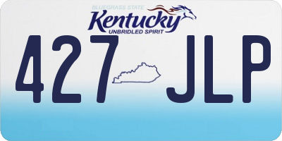 KY license plate 427JLP