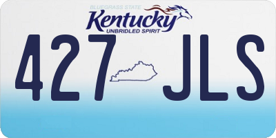 KY license plate 427JLS