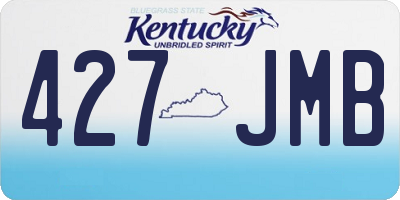 KY license plate 427JMB